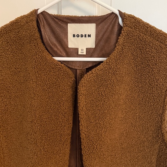 BODEN Teddy Gilet (fuzzy vest), Sz 2 - Picture 7 of 7